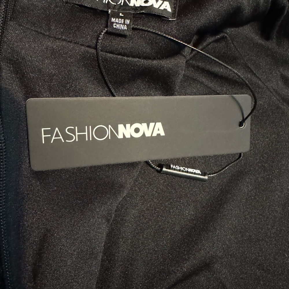 Fashion Nova Black Sequin Long Sleeve Dress - Picture 5 of 5